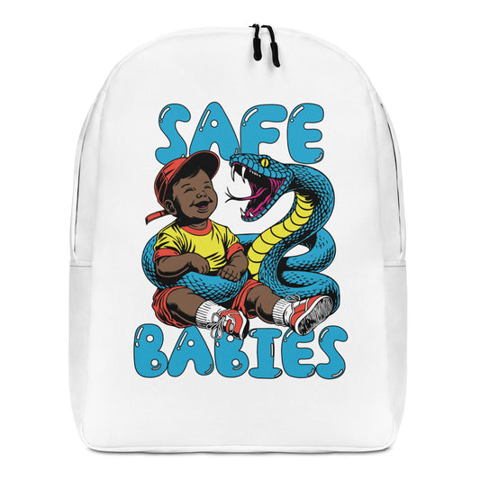 Blue Snake Safe Baby Backpack