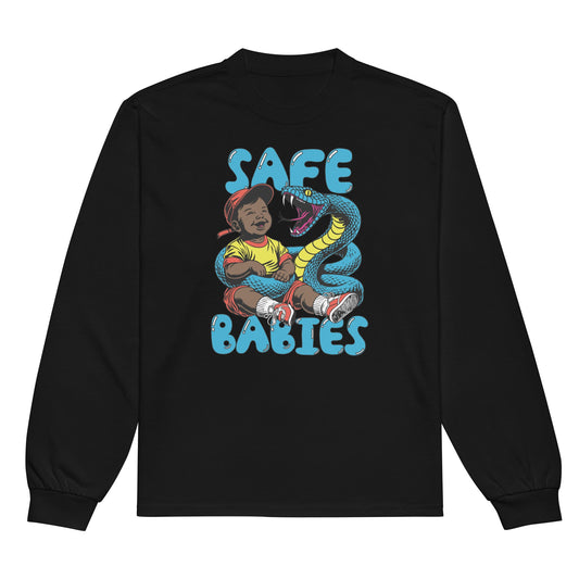 Blue Snake Safe Baby - Long Sleeve Shirt