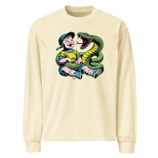 Green Snake Safe Baby - Heavyweight Shirt