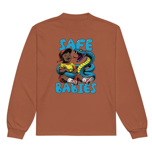 Blue Snake Safe Baby - Long Sleeve Shirt