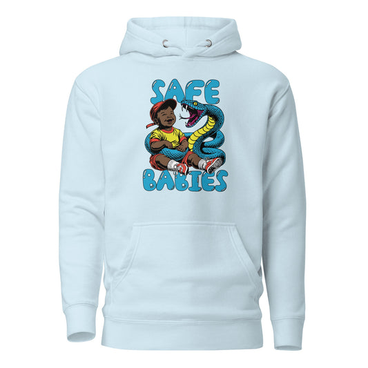 Blue Snake Safe Baby - Premium Hoodie